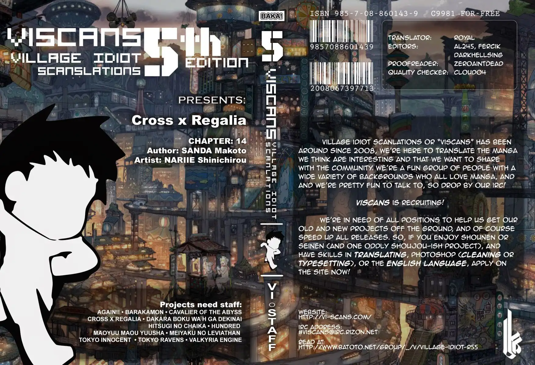 Cross x Regalia Chapter 14 1